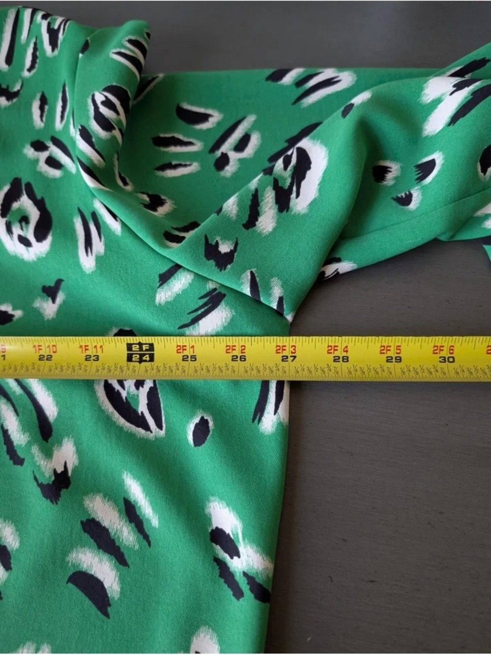 Investments Green Leopard-Print Button Down Shirt - Picture 9 of 11